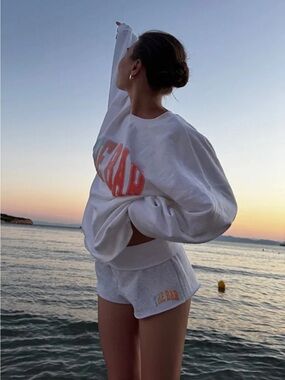 The Bar Fold Over Shorts with Ombré Logo